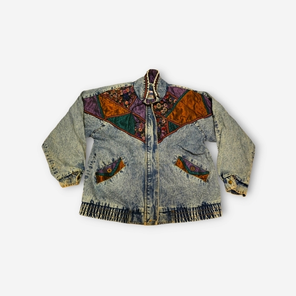 Current Seen Jackets & Blazers - Vtg 90s Current Seen Jean Jacket